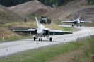 F-18 Hornetit Varkauden maantietukikohdassa