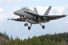 F-18 Hornetit Varkauden maantietukikohdassa